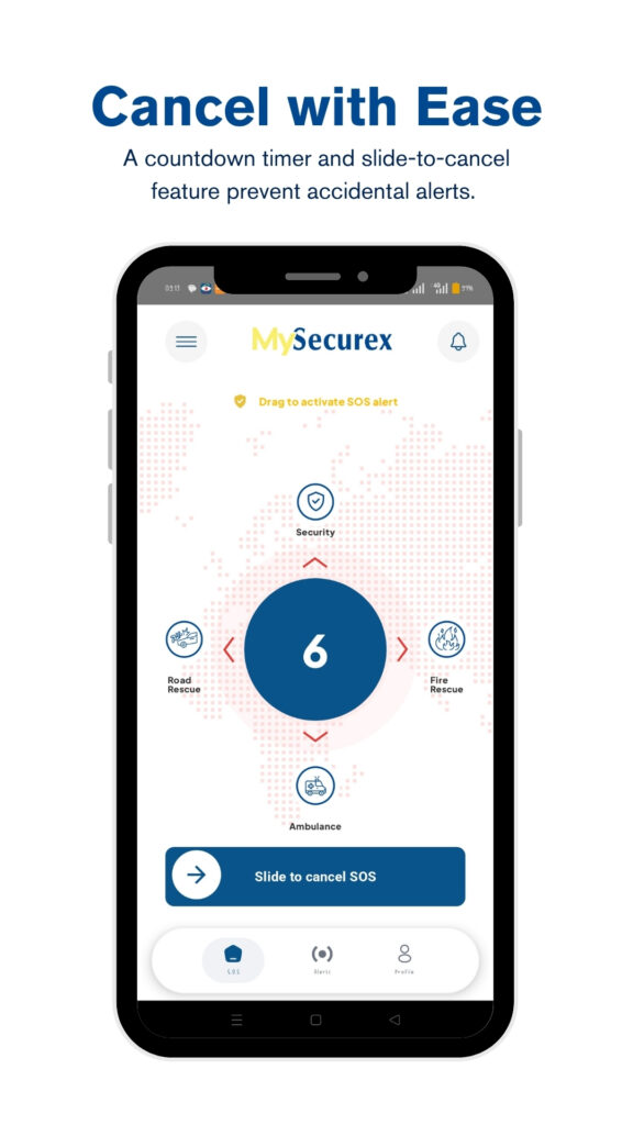 MySecurex App Features - Cancel with ease